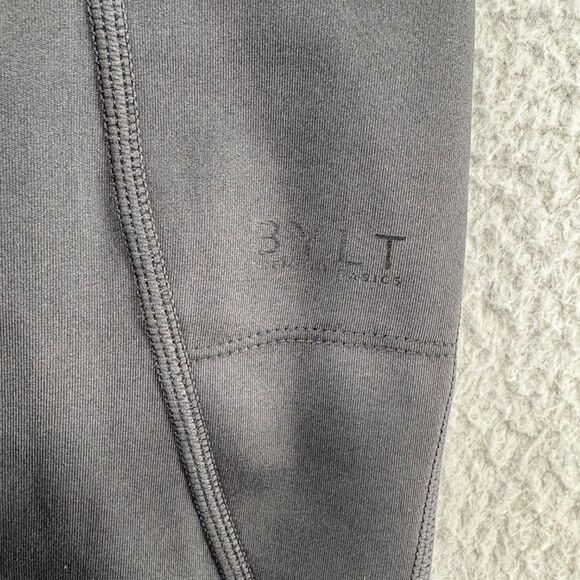 BYLT Women’s Essential High Rise Pocket Leggings Dark Gray Size Small - Picture 3 of 11